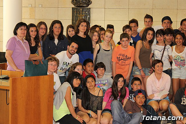 Recepcin institucional a los alumnos del IES 