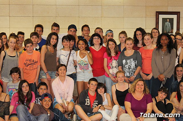 Recepcin institucional a los alumnos del IES 