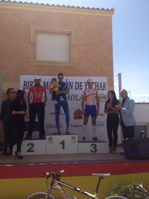 Juan Antonio Sanchez of Santa Eulalia CC again rises to the podium in the bikemaratn of Ychar, Foto 1
