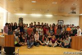 Recepcin institucional a los alumnos del IES 'Prado Mayor' y estudiantes de Montpellier que han participado en el intercambio hispano-francs
