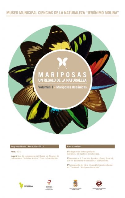 La exposición Mariposas, un regalo de la naturaleza se inaugura este viernes a las 20 horas - 1, Foto 1