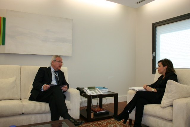 Valcárcel y Sáez de Santamaría coordinan las  inversiones previstas para la reconstrucción y reactivación económica de Lorca - 2, Foto 2