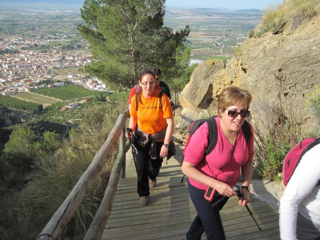 La concejalía de Deportes organizó una ruta de senderismo por el vecino municipio de Alhama de Murcia en la que participaron 18 deportistas - 4, Foto 4