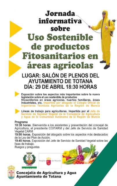 La concejalía de Agricultura organiza una jornada sobre el uso de productos fitosanitarios en áreas agrícolas - 1, Foto 1