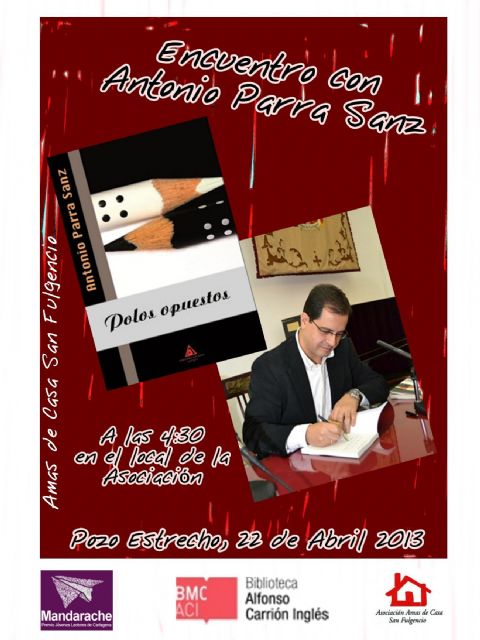 Antonio Parra lleva su libro Polos Opuestos a Pozo Estrecho - 1, Foto 1
