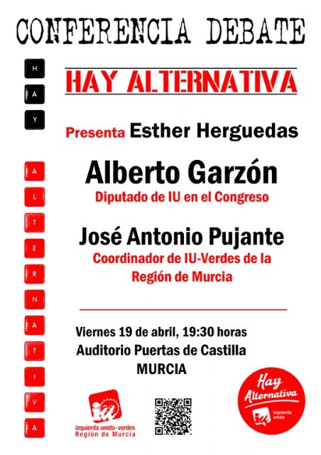El diputado Alberto Garzón participa mañana en Murcia en la conferencia ´Hay alternativa´ - 1, Foto 1