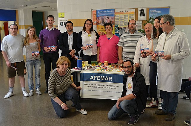 Afemar difunde la campaña “la salud mental también va contigo” en el centro médico de San Pedro del Pinatar - 1, Foto 1