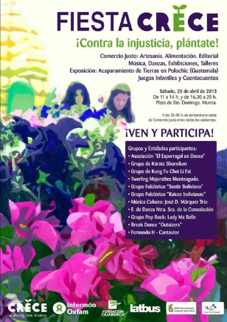 Intermón Oxfam nos invita a la Fiesta Crece para defender los derechos de los campesinos. - 1, Foto 1