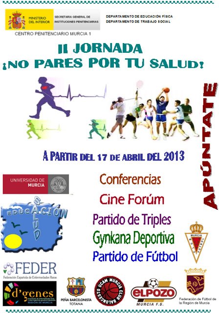 La Peña Barcelonista de Totana colabora en la organización de las II jornadas No pares por tu salud” en el centro penitenciario de Murcia I - 1, Foto 1