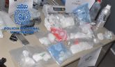 La Policía Nacional desmantela en Santomera un laboratorio casero de manipulación y adulteración de cocaína