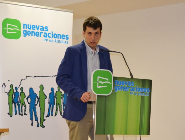 Juan Lajarín Moreno elegido nuevo presidente de Nuevas Generaciones del PP en Águilas - 1, Foto 1