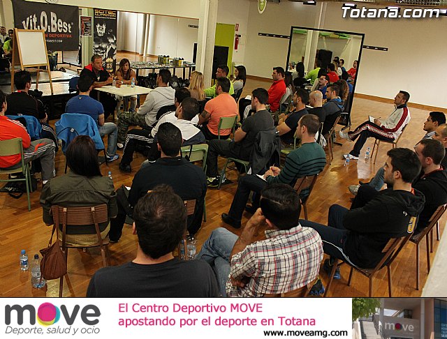 Ramn Gonzlez, campen Arnold Classic Master Absoluto, ofreci en Totana un Seminario de Nutricin - 9