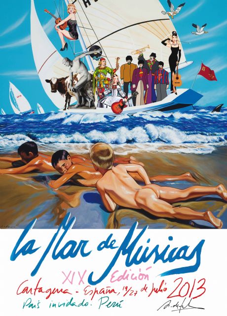 Antonio de Felipe diseña el cartel de La Mar de Músicas 2013 - 1, Foto 1