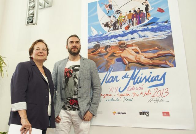 Sorolla y Audrey Hepburn se dan la mano en el cartel de La Mar de Músicas - 2, Foto 2