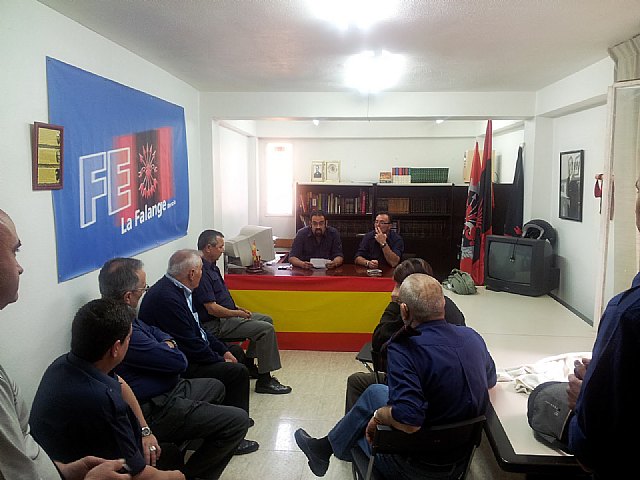 Relevo en la jefatura provincial de la Falange (FE) - Murcia - 1, Foto 1