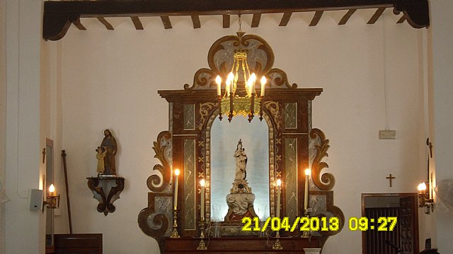 La Asociacin de Vehculos Clsicos de Totana realiz una visita a la Vrgen de la Huerta en Totana - 4