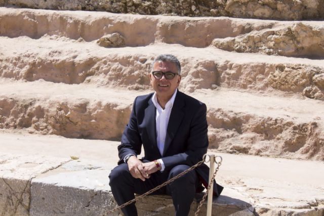 Juan Ramón Lucas graba en Cartagena secuencias de un programa sobre emprendedores - 4, Foto 4