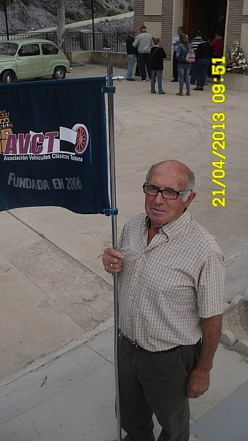 La Asociación de Vehículos Clásicos de Totana realizó una visita a la Vírgen de la Huerta en Totana, Foto 2