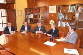 El alcalde de guilas se rene con el presidente de la CHS y el comisario de Aguas