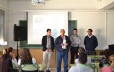 Estudiantes del IES Alfonso Escmez participan en una charla de motivacin empresarial organizada por el Ayuntamiento de guilas y AJE Guadalentn
