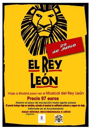 La Concejalía de Igualdad del Ayuntamiento de Alguazas organiza un viaje a Madrid para presenciar el Musical El Rey León - 1, Foto 1