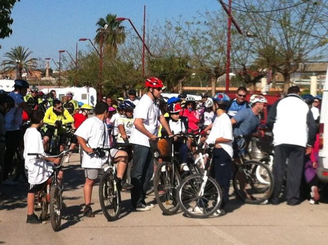 Un total de 170 personas participan en la I Ruta Cicloturística por el municipio de Lorquí - 4, Foto 4
