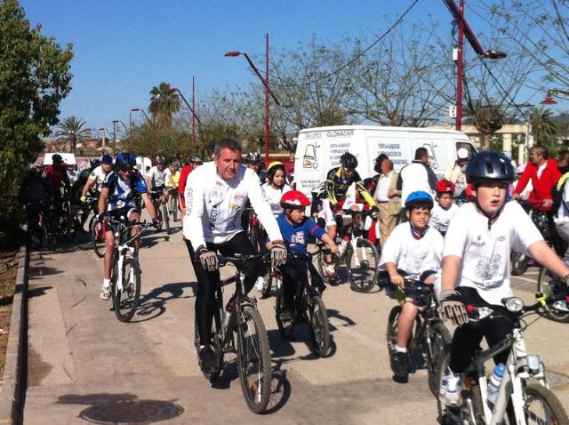 Un total de 170 personas participan en la I Ruta Cicloturística por el municipio de Lorquí - 5, Foto 5