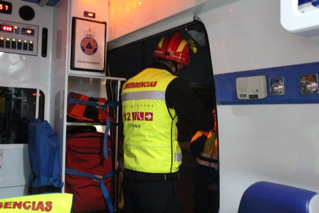 Protección Civil de Totana participa en un simulacro en caso de accidente múltiple en el túnel de la Autovía de Lorca - 1, Foto 1