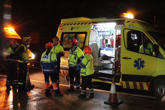 Protección Civil de Totana participa en un simulacro en caso de accidente múltiple en el túnel de la Autovía de Lorca - 3, Foto 3