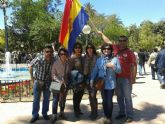 La ejecutiva socialista de Totana, junto a militantes y concejales, asistieron a la manifestacin del 1 de mayo en Murcia