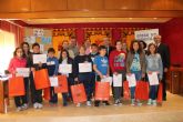 Entregados los premios a los diez alumnos por sus trabajos en la campaña 'Crece en Seguridad'