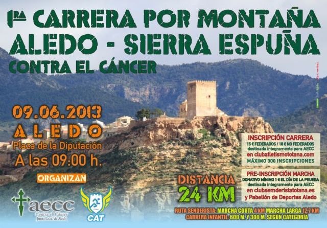 Ya se han superado las 200 inscripciones en la 1ª Carrera por Montaña Aledo-Sierra Espuña, Foto 1