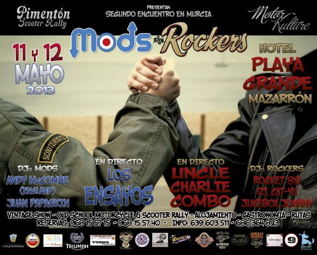 Mods & Rockers vuelven a enfrentarse este fin de semana en Mazarrón - 1, Foto 1
