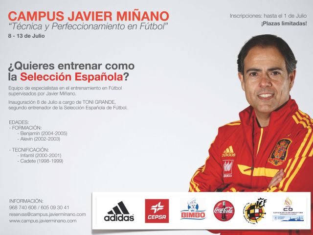 Nace el Campus de Fútbol Javier Miñano para fomentar los valores deportivos y humanos - 1, Foto 1