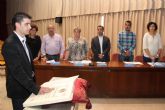 Jerónimo Gázquez toma posesión como concejal de Comercio, Industria y Pymes en el Ayuntamiento de Puerto Lumbreras