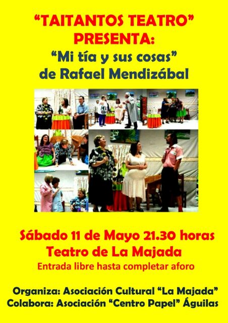 La Majada vive este sbado 11 de mayo una velada de teatro, Foto 1