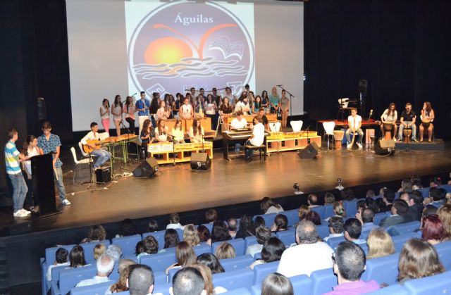 Multitudinario concierto de los alumnos del IES Europa en el Auditorio de Águilas - 1, Foto 1