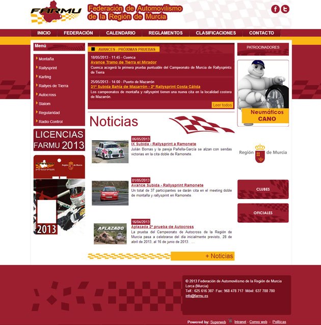 La Federación de Automovilismo de la Región de Murcia apuesta por “Superweb”, Foto 1