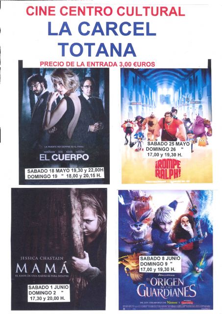 Cartelera de cine en el centro sociocultural La Cárcel para las próximas semanas - 1, Foto 1