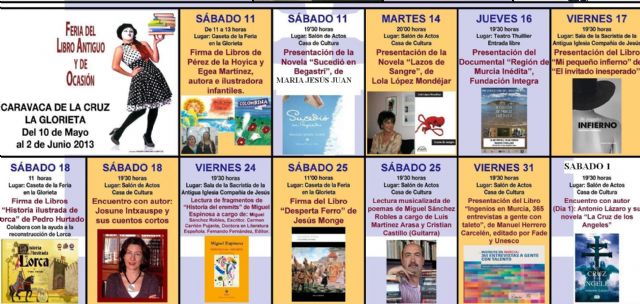 Continúan las actividades de la Feria del Libro de Caravaca - 1, Foto 1