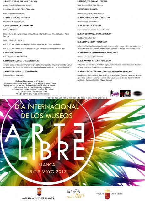 Arte libre en Blanca para celebrar el Día Internacional de los Museos - 2, Foto 2