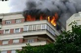 Seis agentes de la Polica Nacional salvan la vida de varios vecinos en un incendio de un edificio en Murcia
