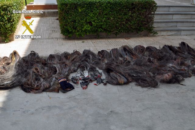 La Guardia Civil detiene a tres personas con cerca de media tonelada de cobre en Santomera - 2, Foto 2