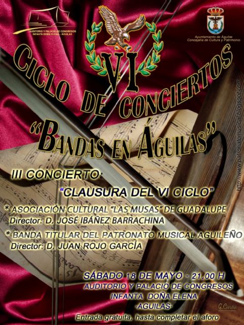 El Auditorio Infanta Doña Elena acoge una nueva entrega del VI Ciclo de Conciertos  Bandas en Águilas - 1, Foto 1
