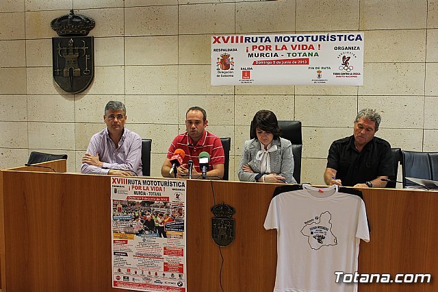 Se presenta la XVI Ruta Mototurística Por la Vida - 1, Foto 1