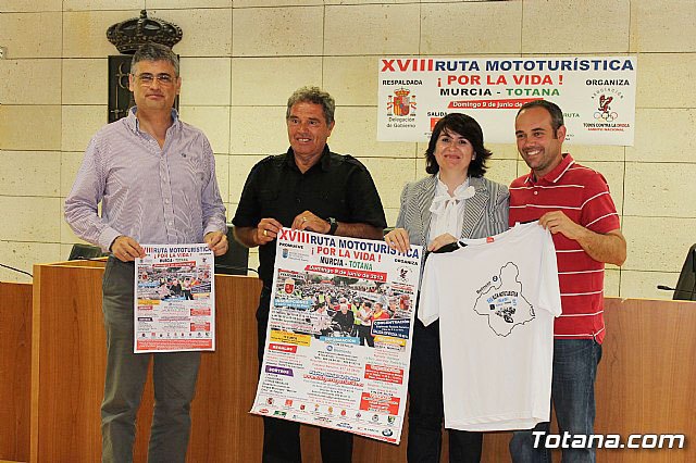 Se presenta la XVI Ruta Mototurística Por la Vida - 2, Foto 2