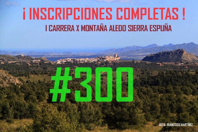 Las inscripciones de la I Carrera por Montaña Aledo Sierra-Espuña se completan en menos de dos semanas, Foto 1