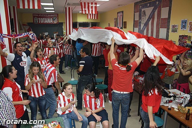 La Peña Atlético de Madrid de Totana organiza una jornada de puertas abiertas con motivo de la Final de la Copa del Rey, Foto 1