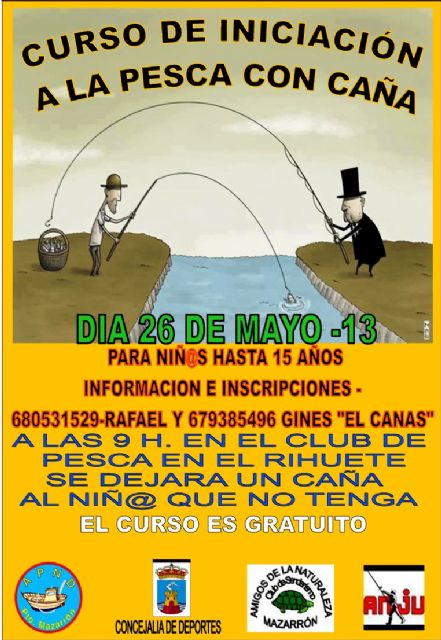 Curso gratuito de pesca con caña para niñ@s de hasta 15 años, Foto 1