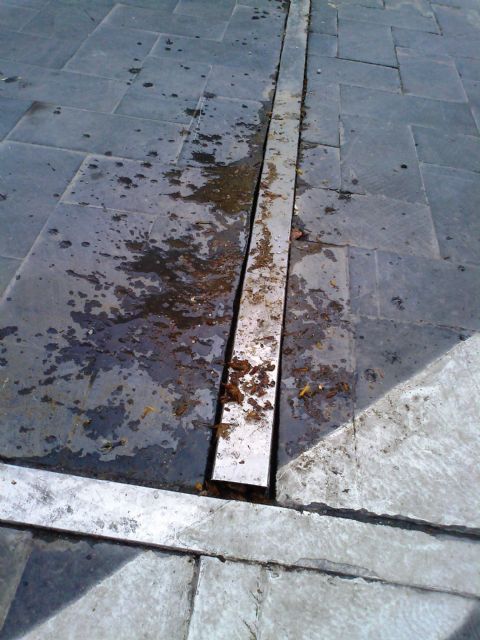 El Grupo Municipal de UPyD, eleva a Pleno una moción para el inmediato arreglo del pavimento de la Glorieta de Caravaca - 1, Foto 1